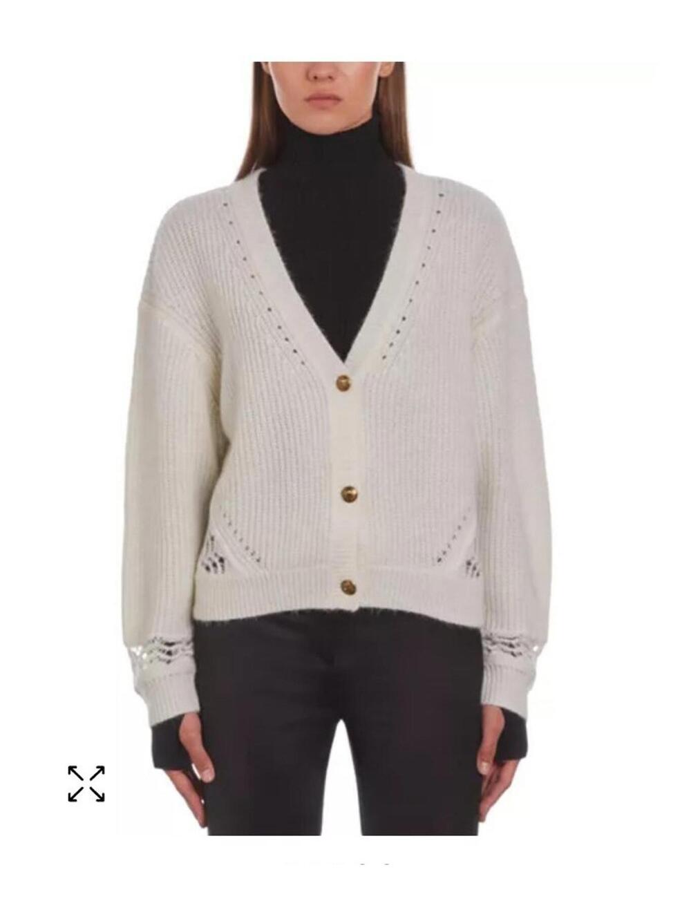 The Kooples Open Knit Detail Cardigan (1)